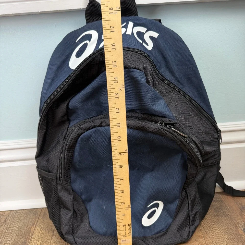 Asics Backpack Unisex One Size Navy Black